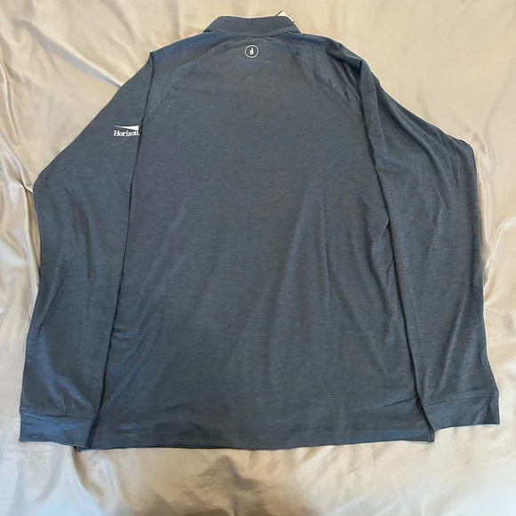Johnnie-O Blue Performance Quarter Zip
